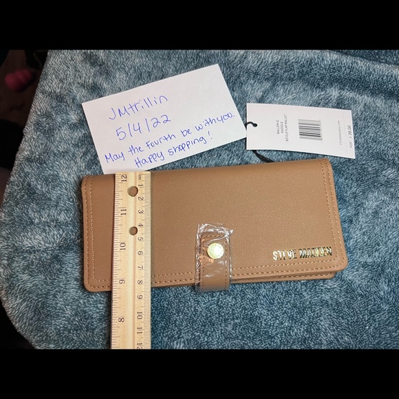 Steve Madden Ballen-G wallet color: saddle Brand New NWT - Picture 7 of 9